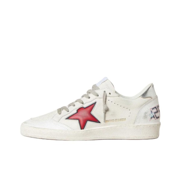 Golden Goose Ball Star Low Top Skateboard Shoes Women's White