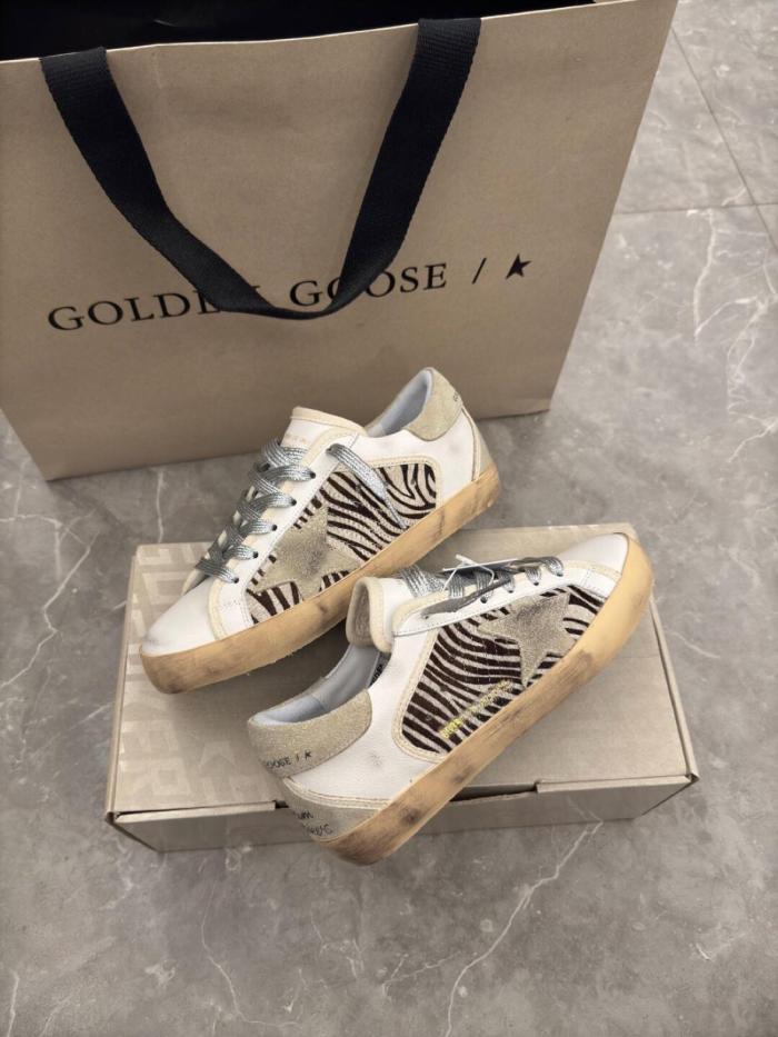 Golden Goose Super-Star Low-Top Skateboard Shoes Women's Butter