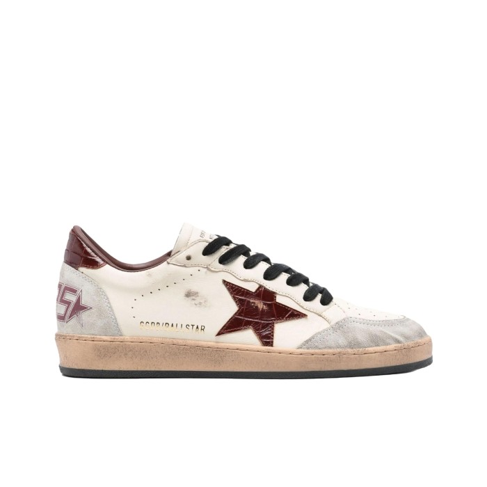 Golden Goose Super Star Low Top Skateboard Shoes Men's Beige