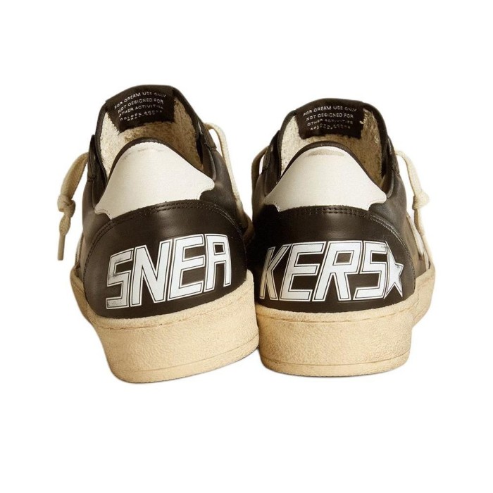 Golden Goose Ball Star Low-Top Skateboard Shoes Men's Black