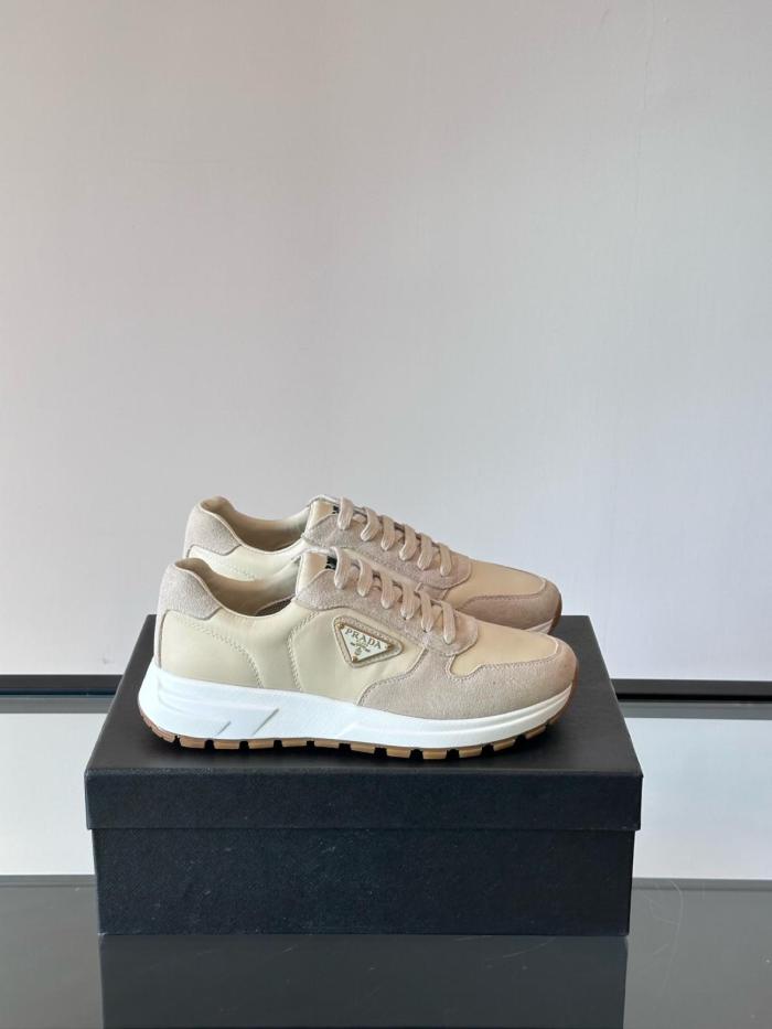 PRADA Low Top Casual Shoes Men's Beige