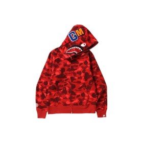 A BATHING APE Color Camo Shark Full Zip Hoodie
