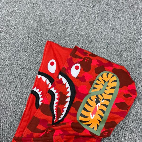 A BATHING APE Color Camo Shark Full Zip Hoodie