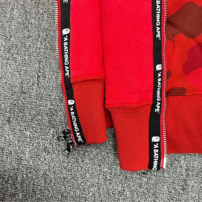 A BATHING APE Color Camo Shark Full Zip Hoodie