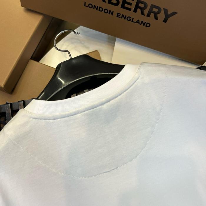 Burberry Drop Shoulder Sleeve T Shirt Women's White
