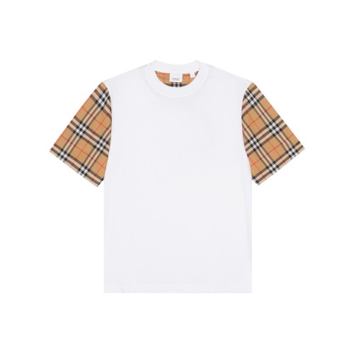 Burberry Drop Shoulder Sleeve T Shirt Women's White