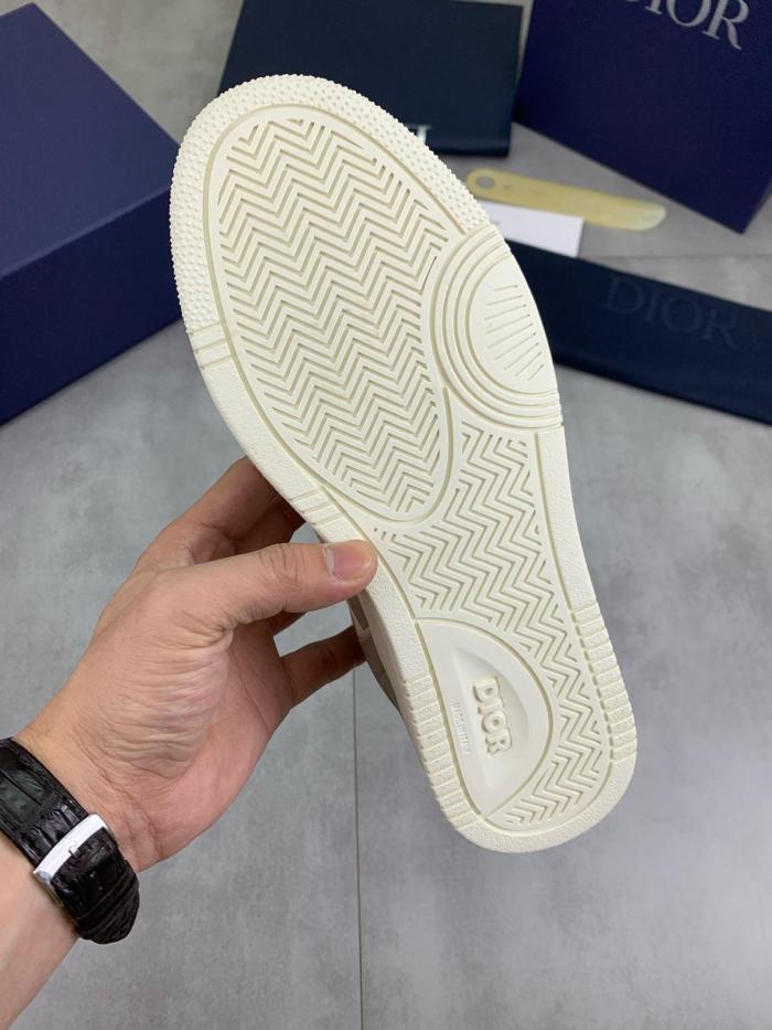 DIOR B27 Uptown Low Top Skateboard Shoes Unisex Beige