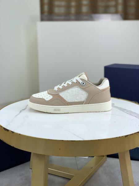 DIOR B27 Uptown Low Top Skateboard Shoes Unisex Beige