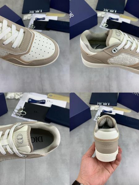 DIOR B27 Uptown Low Top Skateboard Shoes Unisex Beige