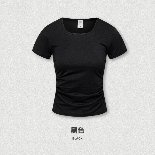 Women T-shirt 3 colors Customized logo 