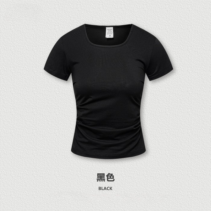 Women T-shirt 3 colors Customized logo 