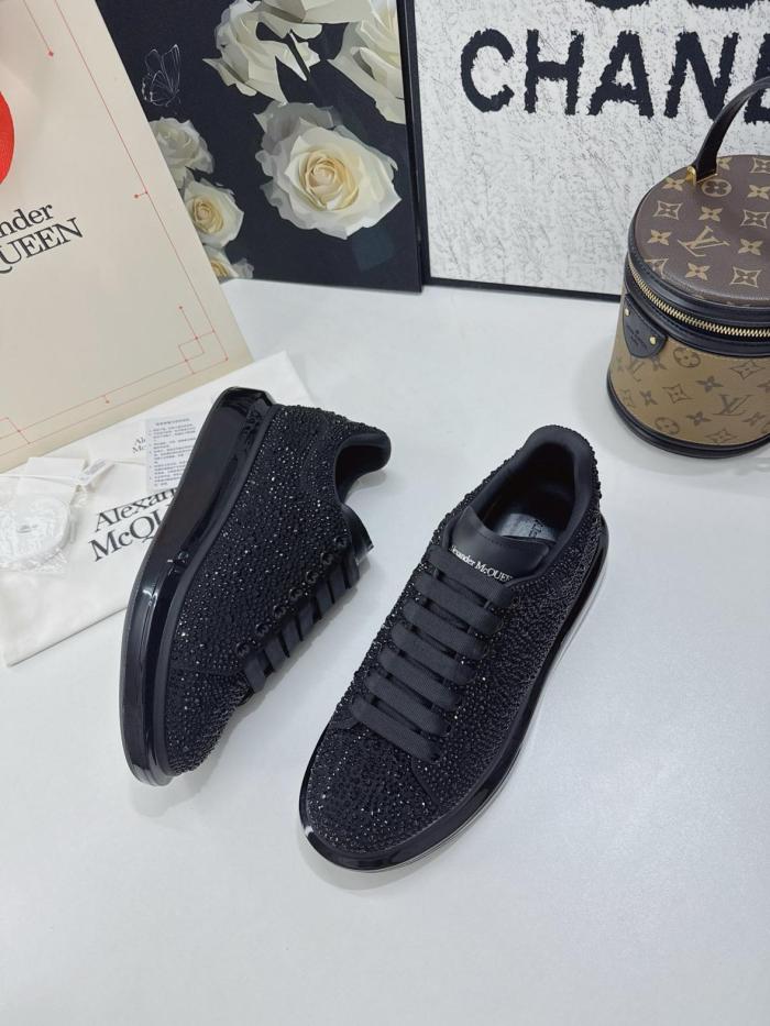 Alexander McQueen Low-Top Skateboard Shoes Men's Black