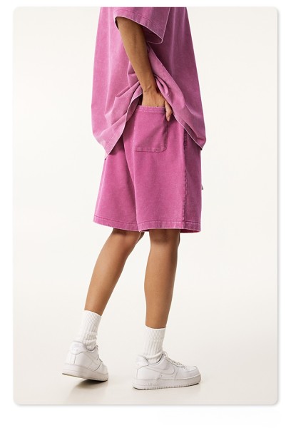 Oversized T-shirt and shorts set 8 colors Customized logo