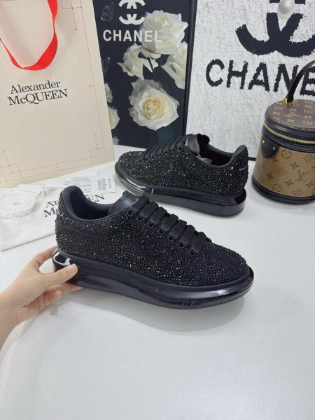 Alexander McQueen Low-Top Skateboard Shoes Men's Black