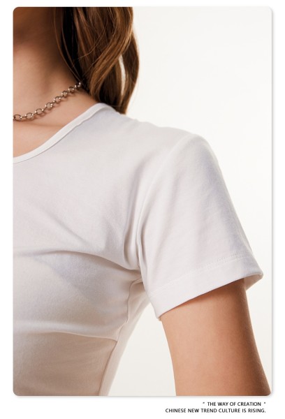 Women T-shirt 3 colors Customized logo 