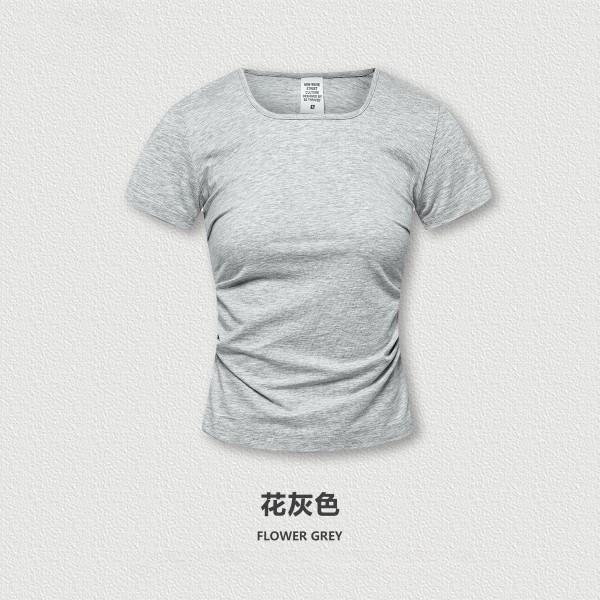 Women T-shirt 3 colors Customized logo 