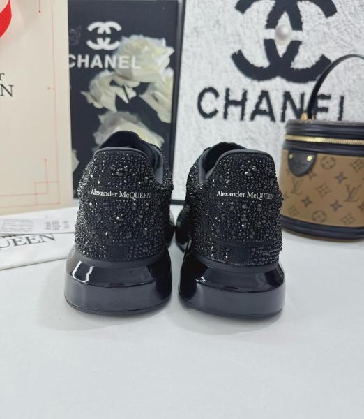 Alexander McQueen Low-Top Skateboard Shoes Men's Black