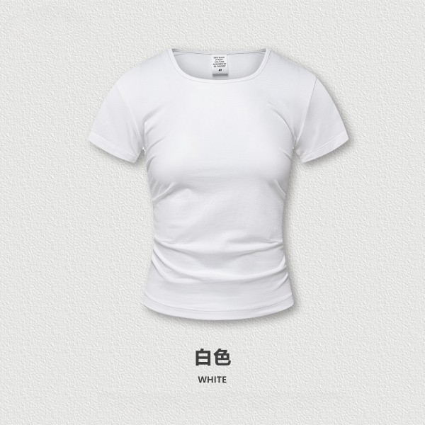 Women T-shirt 3 colors Customized logo 
