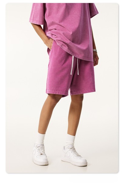 Oversized T-shirt and shorts set 8 colors Customized logo