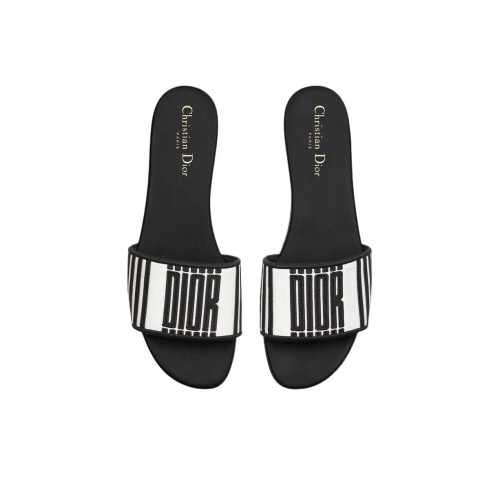 DIOR Dway Slide Slippers Women's Black