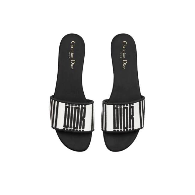 DIOR Dway Slide Slippers Women's Black