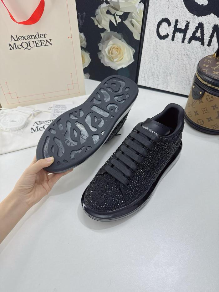 Alexander McQueen Low-Top Skateboard Shoes Men's Black