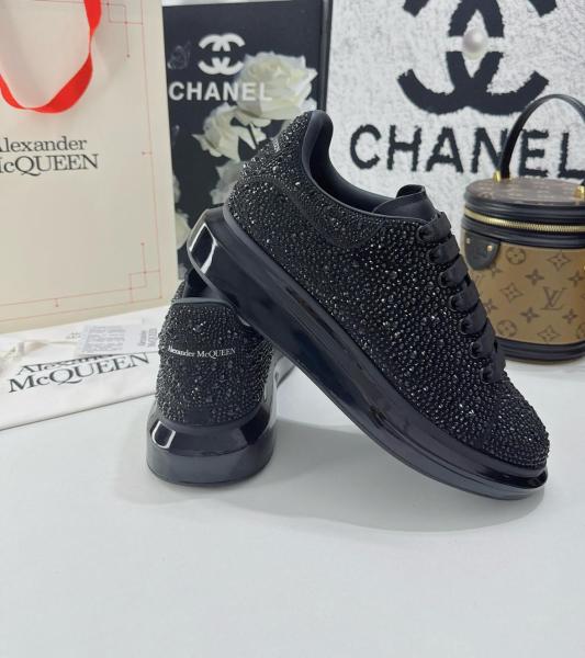 Alexander McQueen Low-Top Skateboard Shoes Men's Black