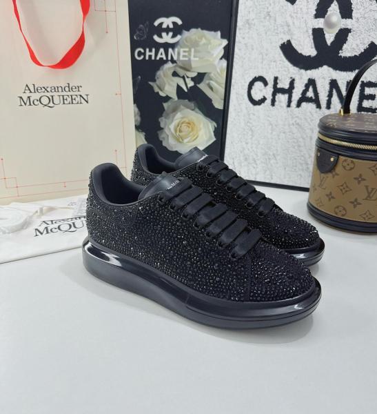 Alexander McQueen Low-Top Skateboard Shoes Men's Black