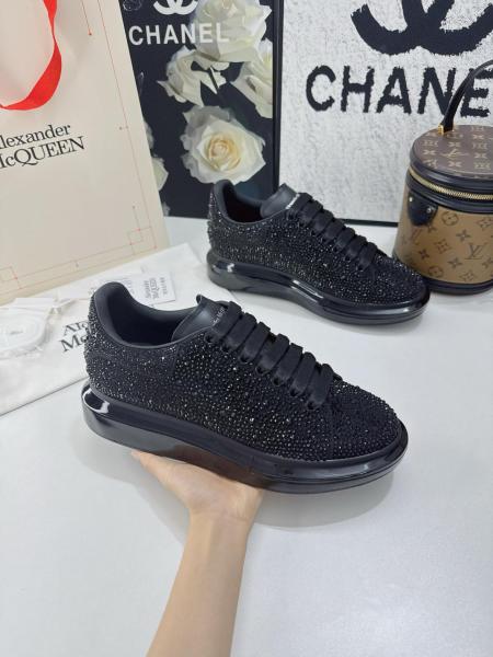 Alexander McQueen Low-Top Skateboard Shoes Men's Black