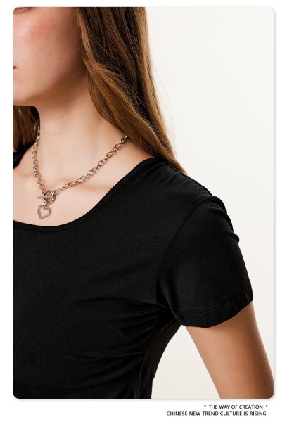 Women T-shirt 3 colors Customized logo 