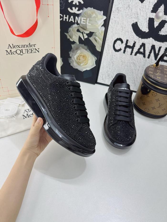 Alexander McQueen Low-Top Skateboard Shoes Men's Black