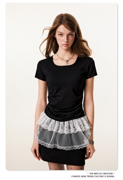 Women T-shirt 3 colors Customized logo 