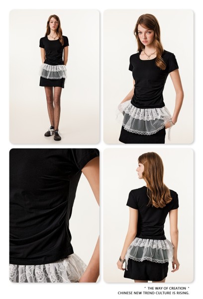 Women T-shirt 3 colors Customized logo Balenciaga