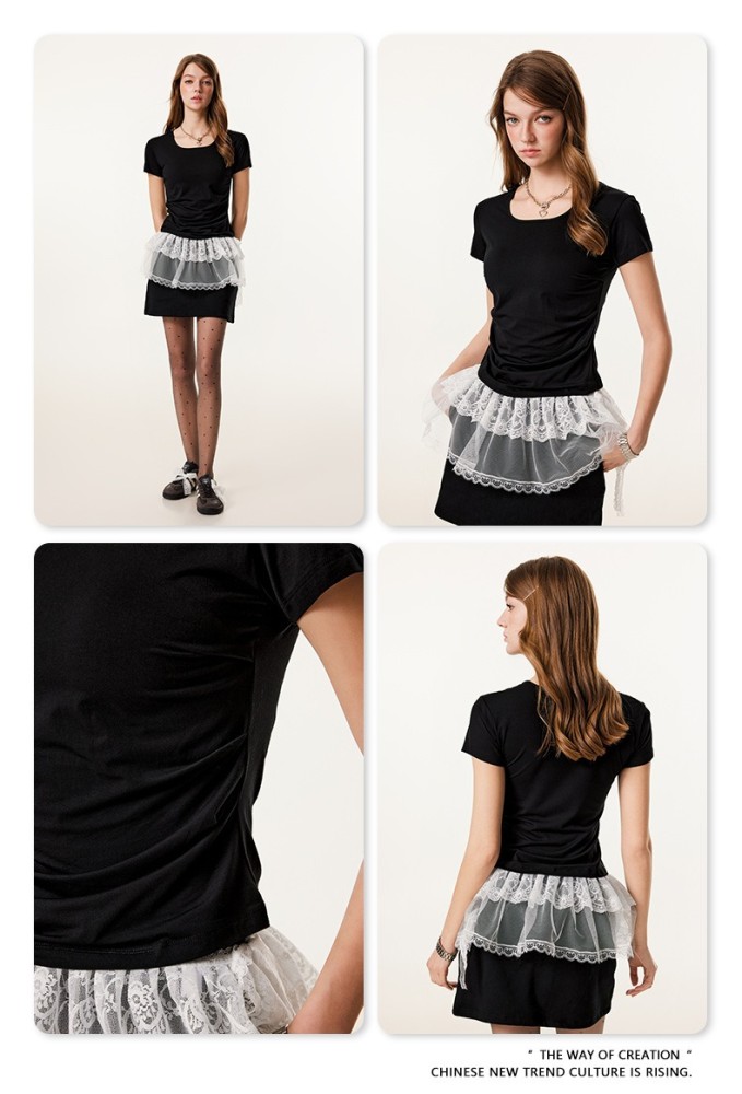 Women T-shirt 3 colors Customized logo Balenciaga