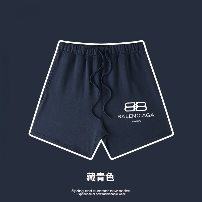 Oversized T-shirt and shorts set 20 colors Customized logo Balanciaga