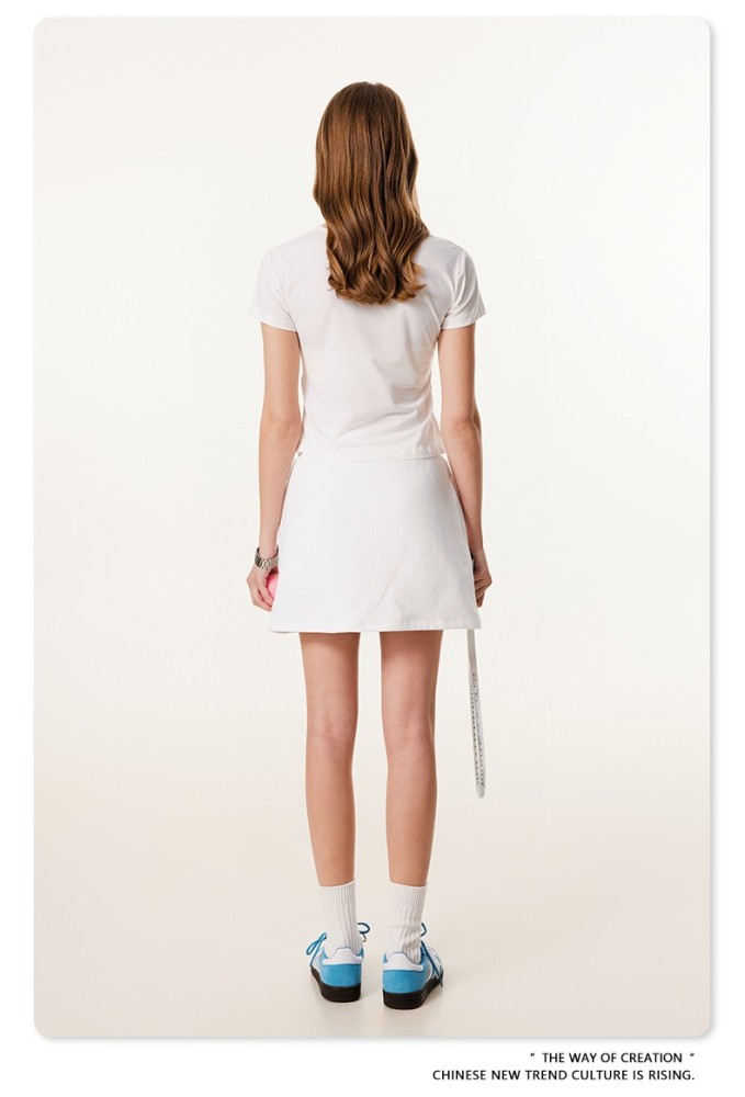 Women T-shirt 3 colors Customized logo Balenciaga