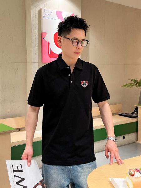Moncler Polo Shirts Black