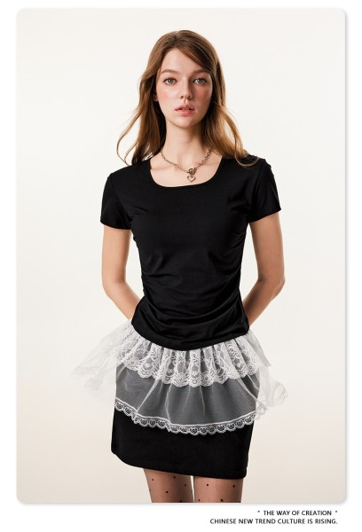 Women T-shirt 3 colors Customized logo Balenciaga