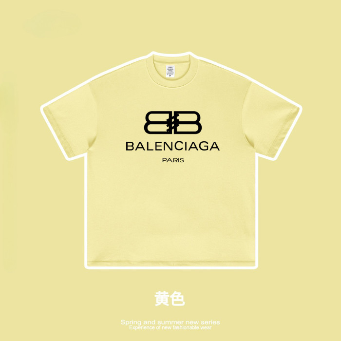Oversized T-shirt and shorts set 20 colors Customized logo Balanciaga