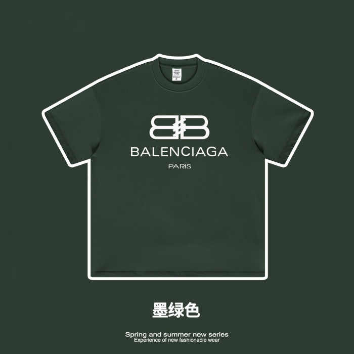 Oversized T-shirt and shorts set 20 colors Customized logo Balanciaga
