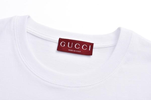 GUCCI Logo Printed Jersey T Shirt