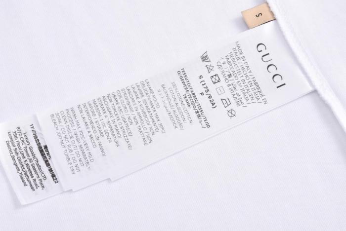 GUCCI Logo Printed Jersey T Shirt