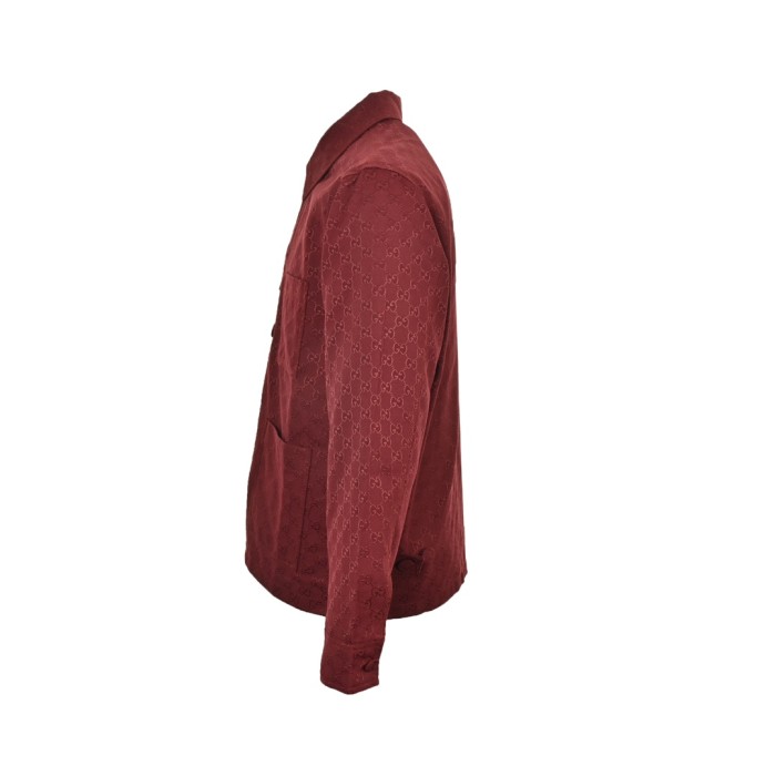 GUCCI Monogrammed Button Up Jacket