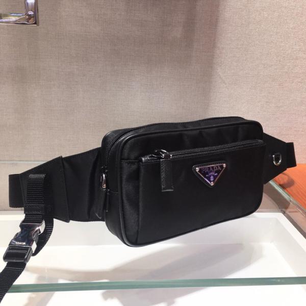 PRADA Re Nylon Fanny Packs 2VL977-2DMG-F0002-V-WOO size 21*4.5*12.5 cm