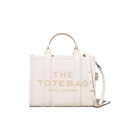 MARC JACOBS The Leather Medium Tote Cotton/Sil H004L01PF21-140 size 34*15*27 cm