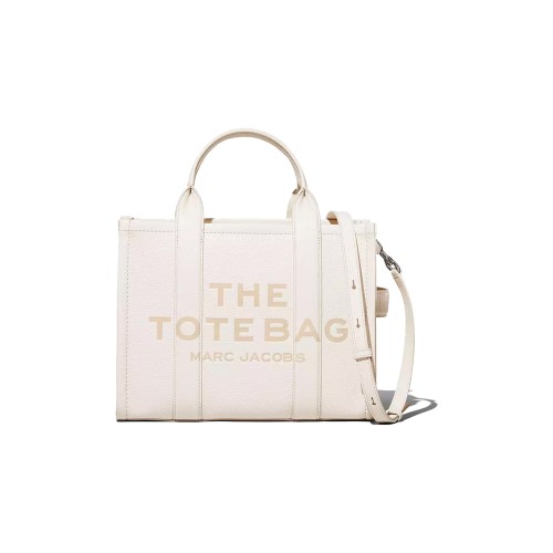 MARC JACOBS The Leather Medium Tote Cotton/Sil H004L01PF21-140 size 34*15*27 cm