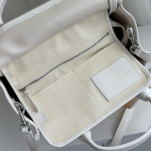 MARC JACOBS The Leather Medium Tote Cotton/Sil H004L01PF21-140 size 34*15*27 cm