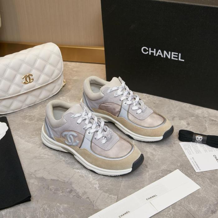 Chanel Low Top Trainer CC Dark Grey