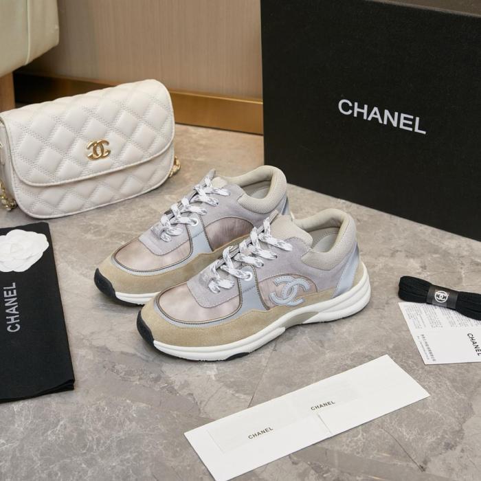 Chanel Low Top Trainer CC Dark Grey