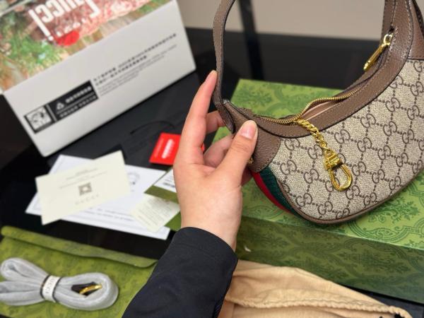 GUCCI Ophidia GG Supreme Canvas Mini Bag 658551-96IWG-8745 size 20*5*15cm